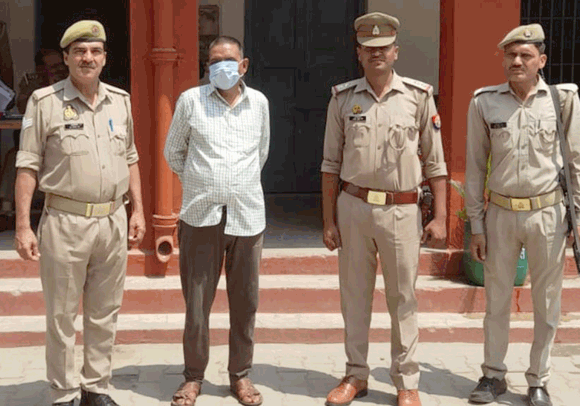 पुलिस ने टॉपटेन बदमाश को गिरफ्तार कर भेजा जेल