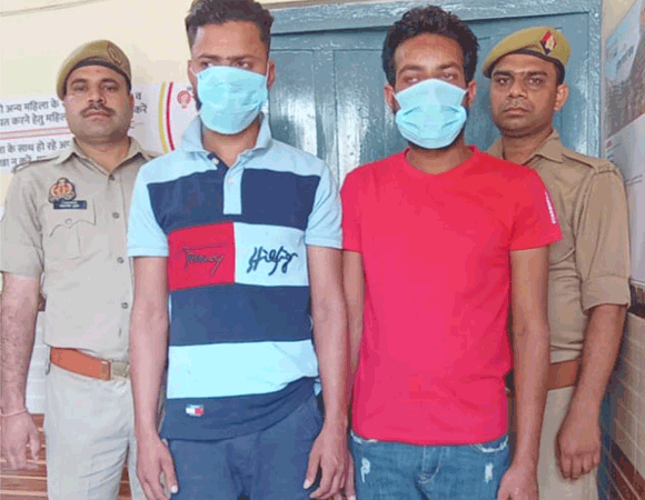 पुलिस ने दबोचे गैंगस्टर के दो वांछित आरोपी