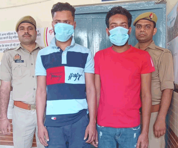 पुलिस ने दबोचे गैंगस्टर के दो वांछित आरोपी