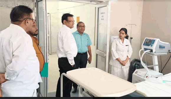 ऑपरेशन रेडीनेस के तहत कोविड डेडिकेटेड चिकित्सालयों में की गयी मॉकड्रिल