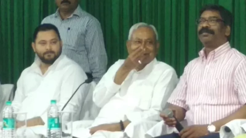 नीतीश कुमार ने CM हेमंत सोरेन से की मुलाकात, कहा- एकजुट होकर लड़ेगा विपक्ष, पूरा देश देखेगा परिणाम