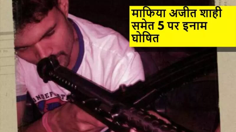 माफिया अजीत शाही समेत 5 बदमाशों पर इनाम घोषित, गैंगस्टर सूरज ने रंगदारी न मिलने पर हास्पिटल में की थी लूट