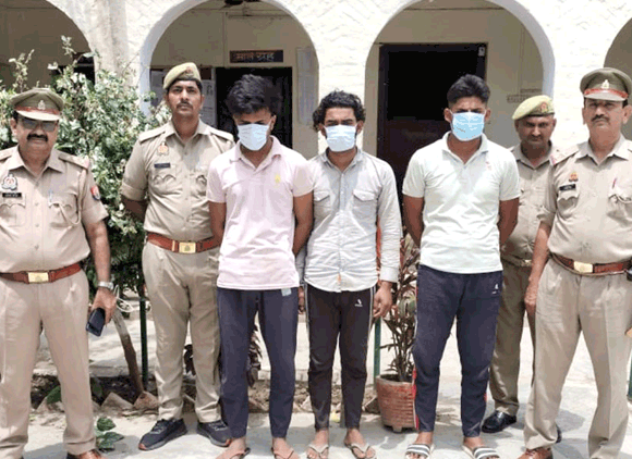 छात्र पर हमला करने के चार आरोपियों को पुलिस ने किया गिरफ्तार