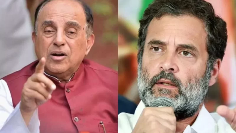 ‘राहुल गांधी को 10 साल के लिए पासपोर्ट जारी करने का वैध कारण नहीं’, स्वामी ने किया याचिका का विरोध