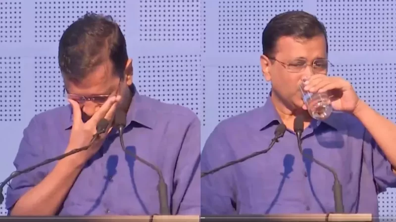 सिसोदिया का नाम लेकर मंच पर रो पड़े CM केजरीवाल, कहा- आज मनीष की बहुत याद आ रही है