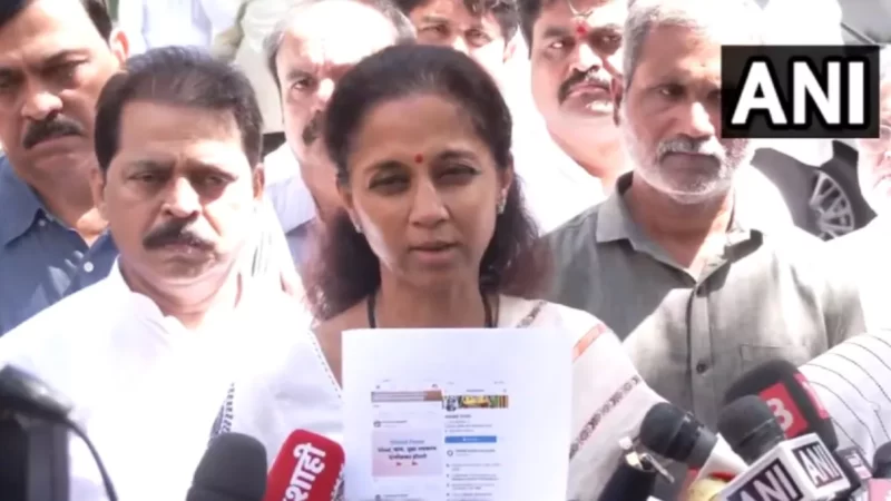 शरद पवार और संजय राउत को मिली जान से मारने की धमकी, पुलिस कमिश्नर से मिलने पहुंचीं सुप्रिया सुले