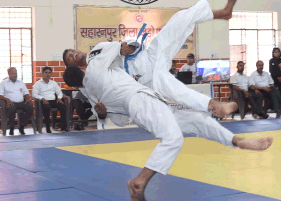 प्रदेशीय जूडो टीम में चयन के लिए खिलाडिय़ों ने बहाया पसीना