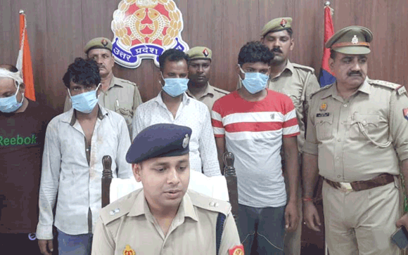 पुलिस ने हत्या का षडयंत्र व हत्या का प्रयास करने वाले चार आरोपियों को किया गिरफ्तार
