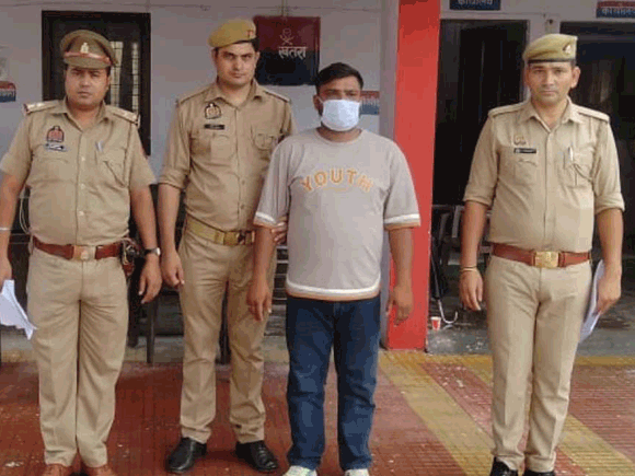पुलिस ने पकड़ा एक वांछित आरोपी