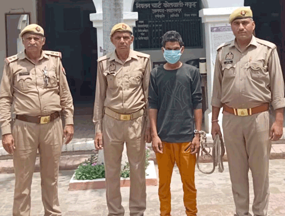 पुलिस के हत्थे चढ़ा पोक्सो एक्ट का वांछित आरोपी