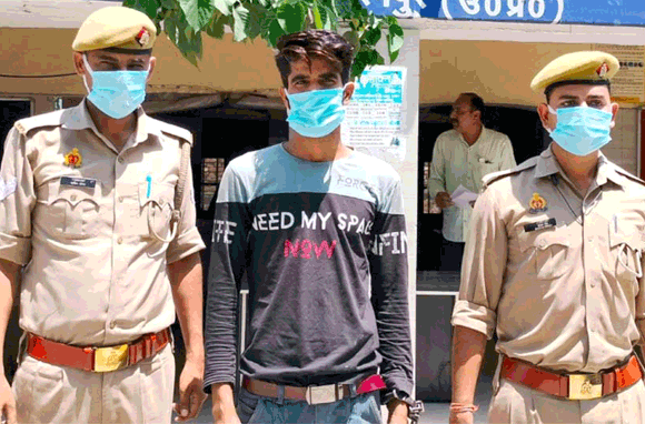 पुलिस ने चोरी की बाइक समेत एक आरोपी को दबोचा