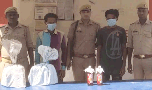 पुलिस ने दो शराब तस्कर किए गिरफ्तार