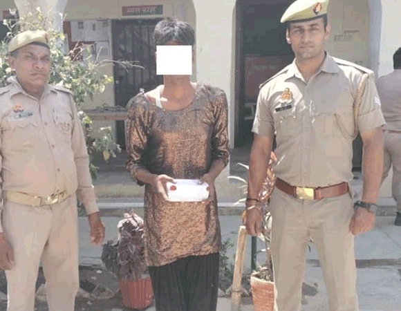 पुलिस ने एक लुटेरे को दबोचकर किया लूट की घटना का खुलासा