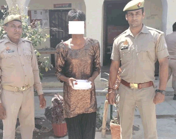 पुलिस ने एक लुटेरे को दबोचकर किया लूट की घटना का खुलासा