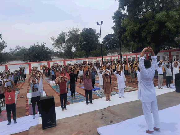 जिला कारागार में मनाया गया योग दिवस