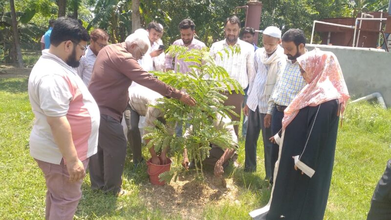 जामिया तिब्बिया देवबंद में धुमधाम से मनाया गया विश्व पर्यावरण दिवस