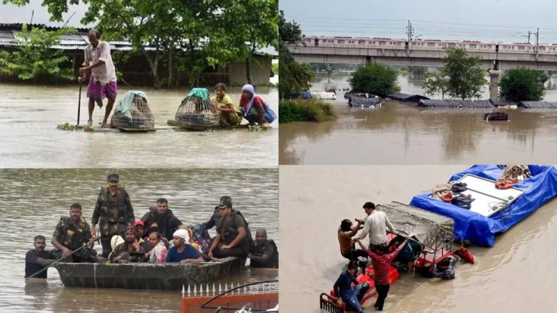 India Flood News: बाढ़ से दिल्ली बेहाल, पंजाब में नावों से BSF की पेट्रोलिंग; घग्गर मचा रही हरियाणा में तबाही