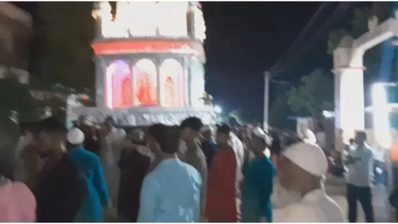 मुहर्रम के जुलूस के दौरान लगे देश विरोधी नारे, 40 हिरासत में; छावनी में तब्दील हुआ इलाका