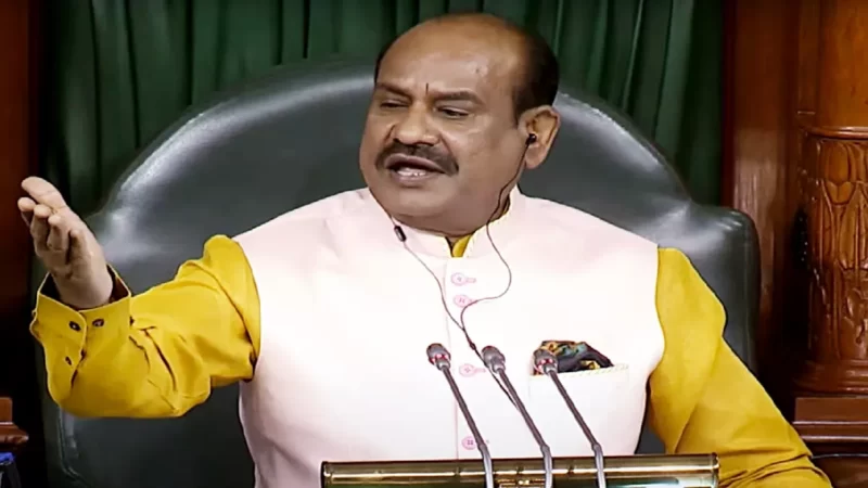 लोकसभा स्पीकर की कुर्सी पर नहीं बैठे ओम बिरला, पढ़ें- सांसदों की किस बात से हुए नाराज