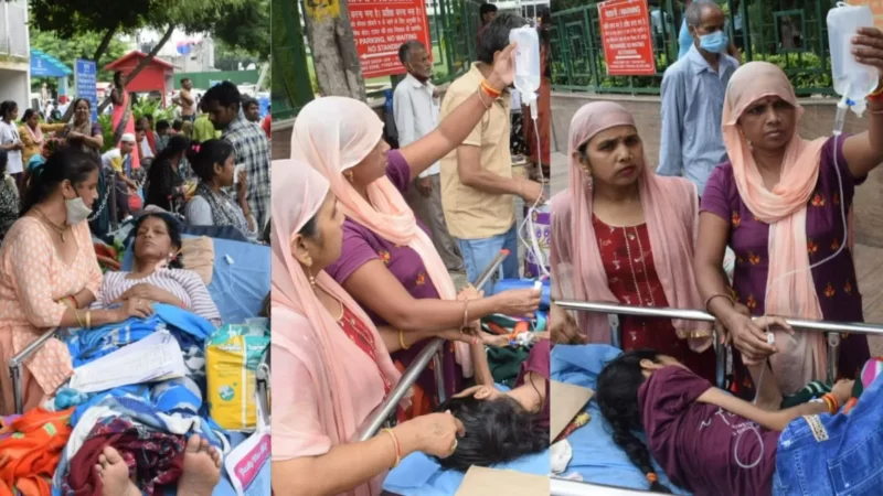 दिल्ली एम्स में आग के बीच मची अफरा-तफरी, इमरजेंसी वार्ड से सुरक्षित निकाले गए मरीज