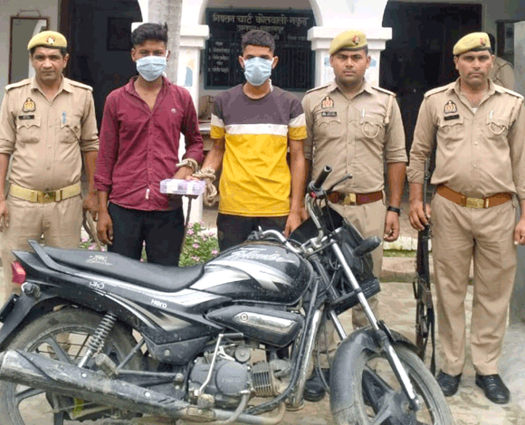 पुलिस ने हत्या व लूट के मामलों में दो आरोपियों को भेजा जेल