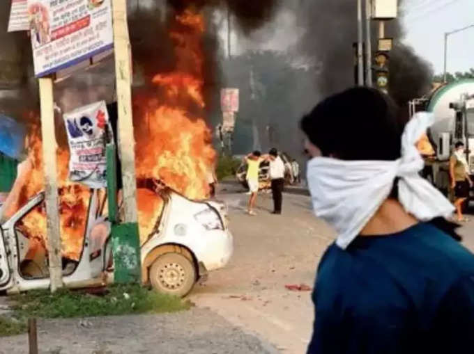 गुरुग्राम में मीट की दुकानों में तोड़फोड़