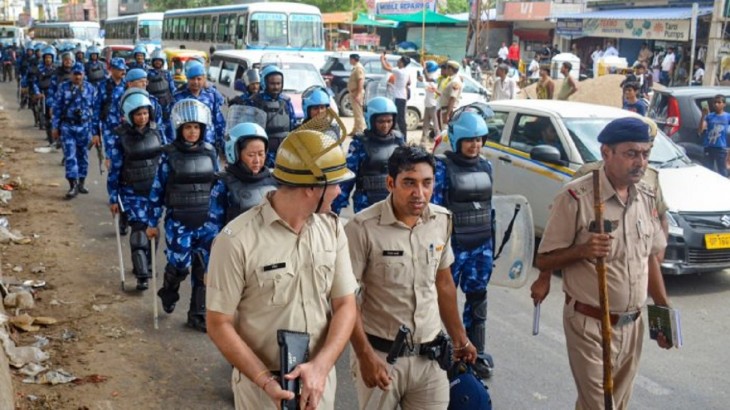 नूंह हिंसा को लेकर SP का तबादला, रोहिंग्या की बस्ती पर चला बुलडोजर