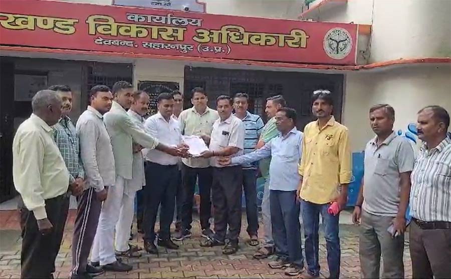 ग्राम रोजगार सेवक एकता संघ ने दिया 7 सूत्रीय ज्ञापन