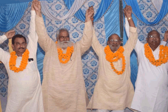 गढ़ी ताजपुर में हुआ भाजपा जिलाध्यक्ष का जोरदार स्वागत