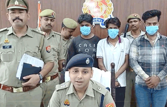 पुलिस ने किया पुजारी लूट कांड का खुलासा, तीन आरोपी भेजे जेल