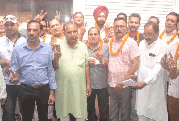 बाजार शहीद गंज व्यापार संगठन की कार्यकारिणी घोषित