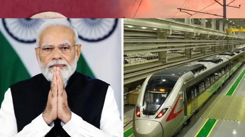 180 KM की रफ्तार से दौड़ेगी ट्रेन, PM मोदी रेपिड एक्स कॉरिडोर को आज दिखाएंगे हरी झंडी
