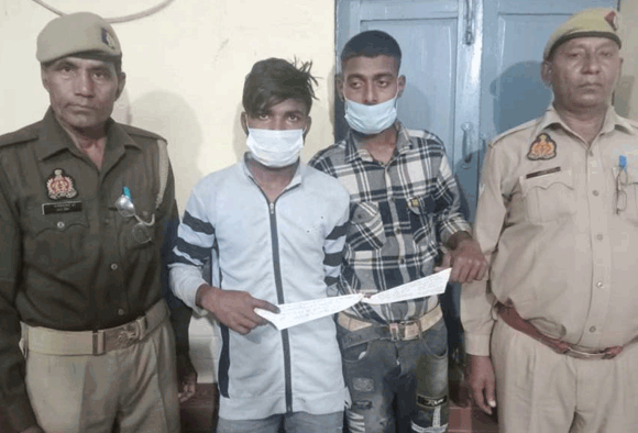 पुलिस ने पकड़े दो शातिर बदमाश