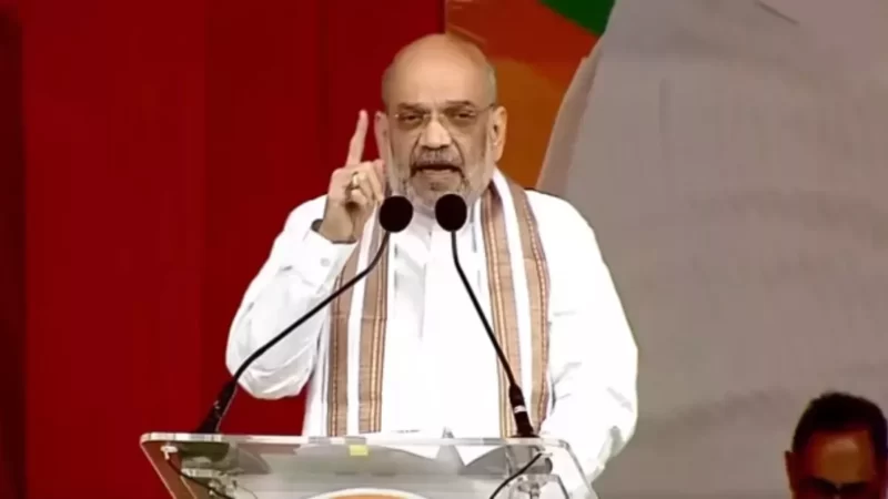 चुनाव अभियान में राम मंदिर की एंट्री से चौंकी कांग्रेस, अमित शाह के तेवर देख विरोधी हुए हैरान