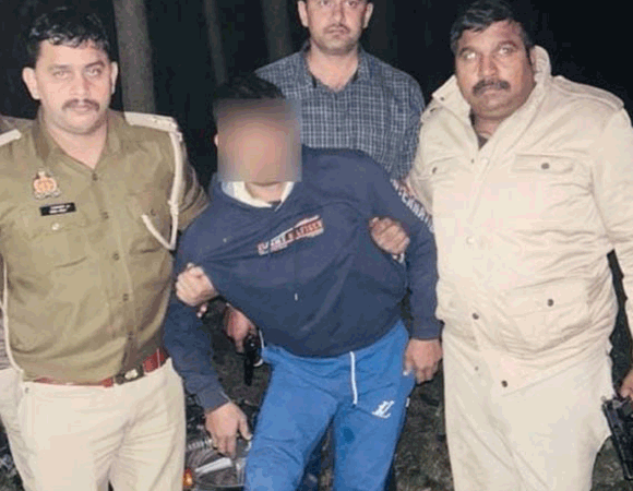 मुठभेड़ में गोली लगने से बदमाश घायल, साथी फरार