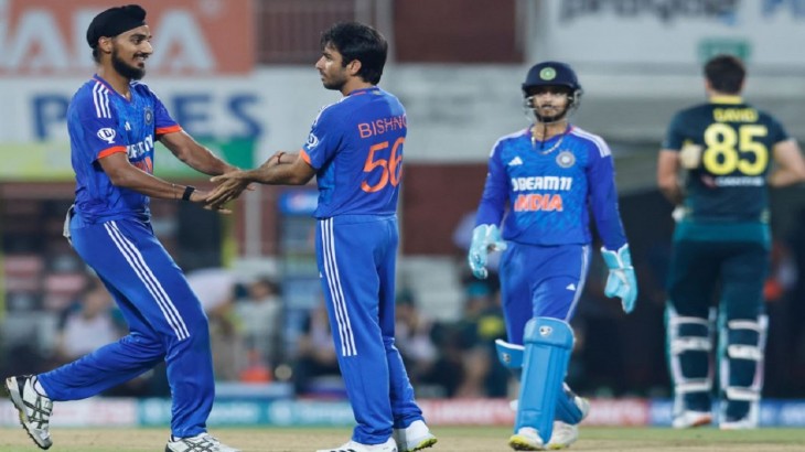 भारत ने लगातार जीता दूसरा मैच, ऑस्ट्रेलिया को 44 रनों से दी मात