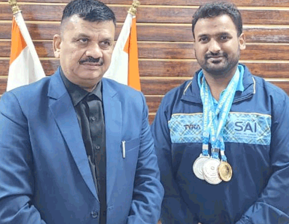 नेशनल शूटिंग चैम्पियनशिप में अंकुर गोयल ने आठ पदक जीतकर बनाए दो नए राष्ट्रीय रिकार्ड