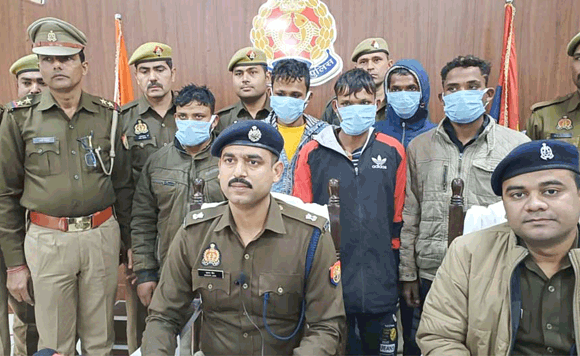 पुलिस ने सात चोरी की घटनाओं का किया खुलासा, पांच को भेजा जेल