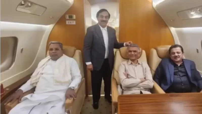 क्राउडफंडिंग के बीच कर्नाटक CM सिद्धारमैया के प्राइवेट जेट में सफर का वीडियो वायरल, बीजेपी ने कसा तंज