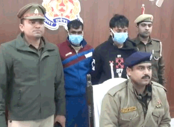 मुठभेड़ में पुलिस ने दबोचे ज्वैलर्स की दुकान में चोरी करने वाले गिरोह के दो शातिर बदमाश