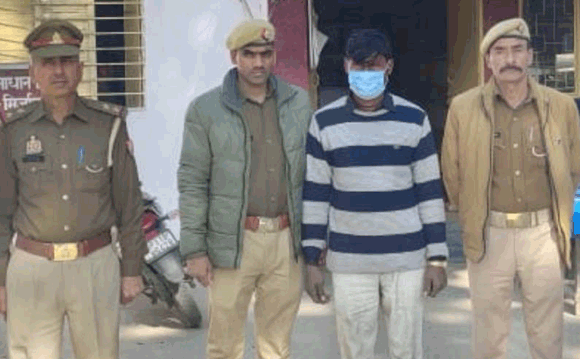 पुलिस के हत्थे चढ़ा गैंगस्टर एक्ट क वांछित आरोपी
