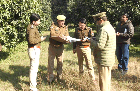 गौकशी की सूचना पर पुलिस बल के साथ मौके पर पहुंचे एसएसपी, दिए कार्रवाई के निर्देश