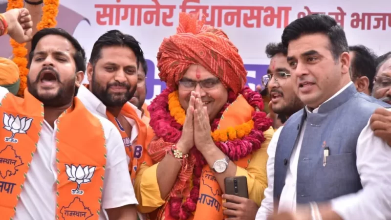 भजन लाल शर्मा होंगे राजस्थान के नए मुख्यमंत्री, विधायक दल में फैसला