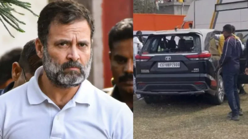 बंगाल में Rahul Gandhi के काफिले पर हमला, गाड़ी पर फेंके गए पत्थर