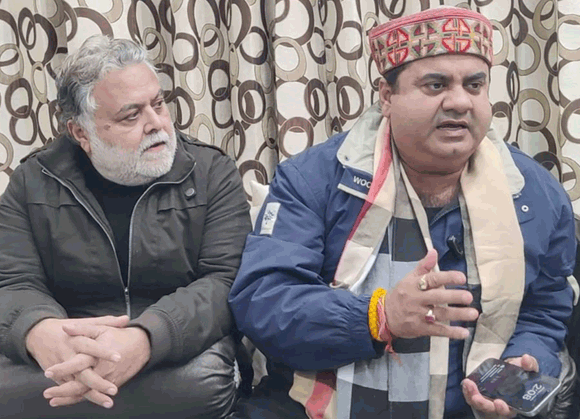 डिस्ट्रिक्ट प्रैस क्लब से जुड़े पत्रकारों ने किया विधायक उमेश शर्मा का जोरदार स्वागत