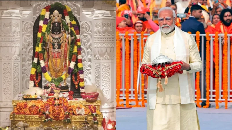 पीएम मोदी ने जारी किया राम मंदिर प्राण प्रतिष्ठा का Video, बोले- जो हमने अयोध्या में देखा वो…