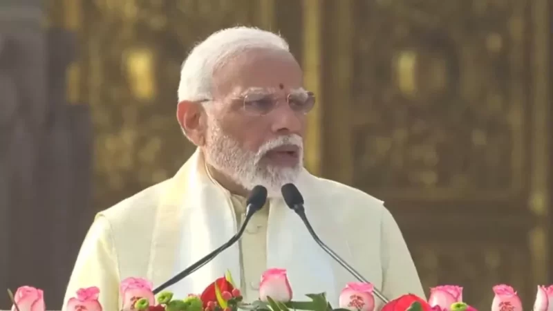 राम मंदिर में प्राण प्रतिष्ठा करने के बाद PM मोदी ने कहा- हमारे रामलला अब टेंट में नहीं रहेंगे