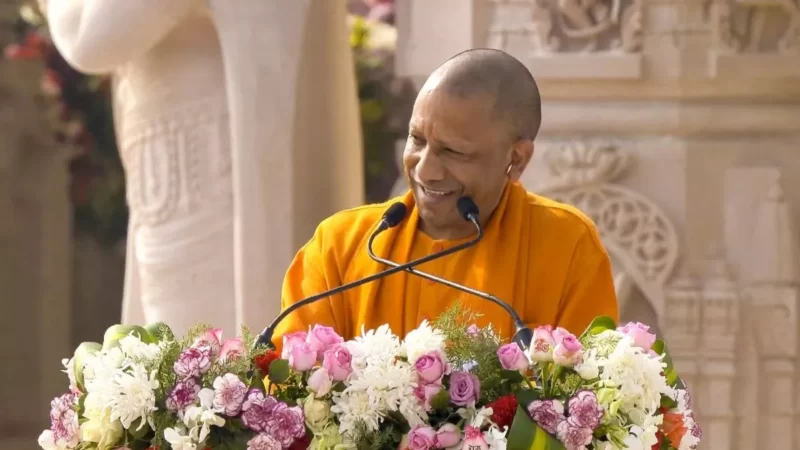 प्राण प्रतिष्ठा के बाद सीएम योगी आदित्यनाथ का मन हुआ भावुक, जोशीले भाषण में कहीं ये बातें