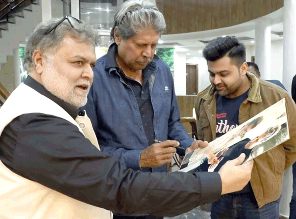 कडी मेहनत व दृढ इच्छा शक्ति से ही मिलती है सफलता: कपिल देव
