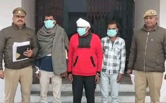 पुलिस ने मारपीट व पथराव करने के तीन आरोपी दबोचे